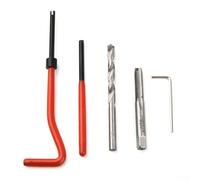 Desiumite Kit de réparation de filetage M6 avec 25 inserts en acier inoxydable, pour tarauds et forets HSS, clé de réparation pour moteur et voiture