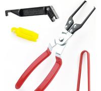 Desiumite Kit d'outils 3 pièces pour fusible et relais - Poignée ergonomique antidérapante pour un retrait sûr et facile - Tête de serrage plate pour espaces restreints - Extracteurs pour lame moyenne