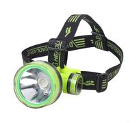 Desiumite Lampe frontale sous-marine pour la plongée et la pêche de nuit - IPX8 étanche portée de 350 m, lumière de plongée LED avec 2 modes, faisceau grand angle de 180° (Q902)