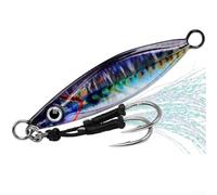 Desiumite Leurre de pêche en métal, coule rapidement avec action de nage réaliste, attracteur réfléchissant pour eau douce et eau salée, 4,3 à 7 cm, multicolore (B 4,3 cm)