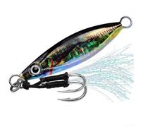 Desiumite Leurre de pêche en métal, coule rapidement avec action de nage réaliste, attracteur réfléchissant pour eau douce et eau salée, 4,3 à 7 cm, multicolore (A 4,3 cm)