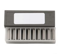 Desiumite Lot de 10 inserts carrés en carbure de tungstène de 15 mm pour R100 Radius 4 bords de coupe pour Byrd Shelix