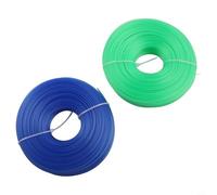 Desiumite Lot de 2 câbles de coupe en nylon de 1,6 mm pour tondeuse à gazon et débroussailleuse, cordon de rechange rond durable avec résistance à la chaleur