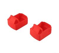 Desiumite Lot de 2 coques de protection en silicone pour batterie 18 V 3.0 4.0 5.0, compatible avec les batteries d'outils électriques 18 V