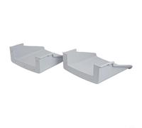 Desiumite Lot de 2 housses de protection pour caméra de sécurité extérieure, imperméable, contre le soleil et la pluie, protection contre les intempéries, facile à installer, support mural
