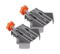 Desiumite Lot de 2 pinces d'angle à angle droit à 90 degrés en acier inoxydable pour projets de travail du bois, outil d'alignement à 90° pour la fabrication de meubles, menuiserie à faire soi-même