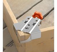 Desiumite Lot de 2 pinces d'angle à angle droit à 90 degrés en acier inoxydable pour projets de travail du bois, outil d'alignement à 90° pour la fabrication de meubles, menuiserie à faire soi-même