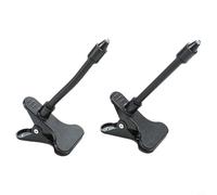 Desiumite Lot de 2 supports flexibles pour caméra de surveillance de bébé, support portable sans perçage compatible avec HELLOBABY HB40/HB65/HB66, support réglable en silicone pour (noir)