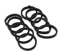 Desiumite Lot de 20 rondelles en caoutchouc de rechange pour écrous d'haltères Spinlock - Anneaux toriques plats et verticaux noirs de 25 mm, compatibles avec les colliers de serrage à dégagement