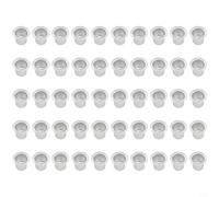 Desiumite Lot de 30 inserts en aluminium pour bougies coniques et de table, supports en métal résistants à la chaleur pour protéger les projets en bois, décoration festive à faire soi-même, pyramides