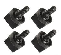 Desiumite Lot de 4 boutons de réglage de siège de rechange pour Craftsman 720-04061, compatible avec les modèles 247288810 247203701 247286040 et pour BOLENS 13W1762F265, métal et plastique