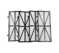 Desiumite Lot de 4 panneaux filtrants de rechange ultra fins pour nettoyeur de piscine Dolphin 9991422-R4 - Compatible avec DX3, modèles DX4, noir et blanc, 18 x 28 x 5,5 cm