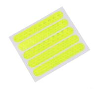 Desiumite Lot de 5 autocollants réfléchissants résistants à l'eau pour trottinette électrique ES1 ES3 ES4 E22 E25 - Décalques de sécurité pour visibilité nocturne pour sports de plein air (jaune)