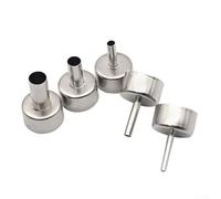 Desiumite Lot de 5 buses de 22 mm pour station de soudure 858D+ 8586, compatibles avec les embouts d'air chaud sans fuite d'air, 3 mm/4 mm/5 mm/8 mm/10 mm pour outils de soudage