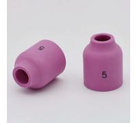 Desiumite Lot de 5 buses en céramique pour lentille à gaz TIG Sr Wp9/20 plus de 25 lampes de soudage compatibles avec 45 V 13 N 17 GL 10 N pour Miller Weldcraft pour mode Everlast (53N59)