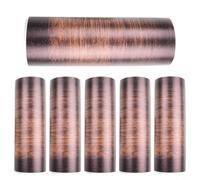 Desiumite Lot de 6 autocollants décoratifs en vinyle amovible pour escalier de chambre et de couloir, adaptés pour le verre, le métal et la peinture lisse