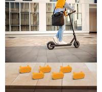 Desiumite Lot de 6 coussinets en silicone pour trottinette électrique Xiaomi PRO2 1S Max, compatibles avec commande d'accélérateur au guidon, noir