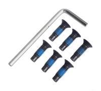 Desiumite Lot de 6 vis de montage pour scooters électriques ES1/ES2/ES4 et Max, en acier inoxydable, 16 x 8 mm avec clé, matériel de rechange pour