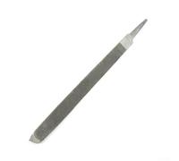 Desiumite Lot de limes en acier de 150 mm pour le travail des métaux et le ponçage du bois, lime bâtard plate à dents moyennes, formes rondes demi-rondes carrées carrées (triangulaire)