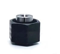 Desiumite Lot de pinces de serrage de mandrin en métal pour défonceuse DeWalt DW616 DW618 DW621 2610906283 326286-03 Noir 1/4 1/2 12 mm Pièces compatibles (6,35 mm)