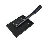 Desiumite Maillet carré en caoutchouc pour installation de sol - Bloc de taraudage de 150 x 150 mm et 150 x 200 mm avec tête en caoutchouc épais et poignée en mousse antidérapante, compatible (150 x