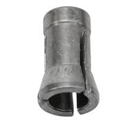 Desiumite Mandrin de serrage d'extension pour fraises de toupie pour machines de coupe et de gravure, adaptateur de tige 6/6,35/8 mm, compatible avec le modèle AR en acier au carbone, type AE 6,35 mm