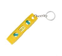 Desiumite Mini niveau magnétique pour acier avec 3 fioles, niveau à bulle linéaire pour outils de mise en page torpille, petit outil en plastique ABS avec porte-clés pour la maison et