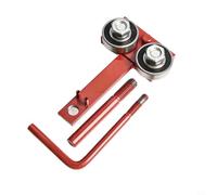 Desiumite Outil de serrage de rail de tronçonneuse pour le meulage de chaîne | Correcteur de plaque de guidage de chaîne en acier au carbone | 14 x 5 x 3 cm Outil de réparation avec fixation sécurisée