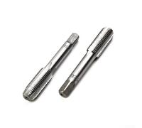 Desiumite Paire de tarauds de machine à main droite cannelés à filetage métrique fin pour acier inoxydable, fer, cuivre, aluminium, pour matériau HSS (M12 x 1,5 mm)