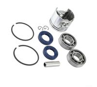 Desiumite Piston de 37 mm pour tronçonneuse MS170 017 Kit de remplacement avec anneaux de piston, circlips, roulements de vilebrequin et joints d'huile compatible avec les numéros de pièce 11300302000