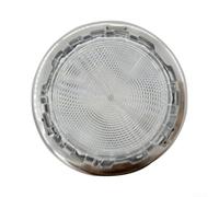 Desiumite Plafonnier LED rond de 10,2 cm - Économie d'énergie - 10 V-24 V - Fixation murale argentée - Pour camping-car, bateau, zone de travail marine - Construction robuste en nylon