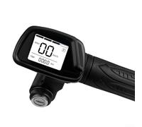 Desiumite Poignée d'accélérateur à affichage LED 48 V pour véhicules électriques, y compris vélos et scooters, indique la vitesse, le kilométrage et la puissance de la batterie compatible avec