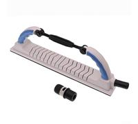 Desiumite Ponceuse manuelle flexible 70 x 400 mm avec extraction de poussière, réglable pour surfaces plates concaves convexes, ABS léger + bloc de ponçage en nylon pour murs, menuiserie, voitures