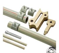 Desiumite PPR Outil de réparation de tuyau d'eau thermofusible, solution de fixation non destructive pour tuyaux PPR et PE, fonctionnalité de fusion et de bouchage 2 en 1, (A)