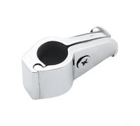 Desiumite Raccord de bateau à charnière en acier inoxydable pour dessus de bimini, convient aux tubes de 22/25/30/32 mm, pince polie miroir pour installation de cadre de yacht et de pare-soleil (22 mm