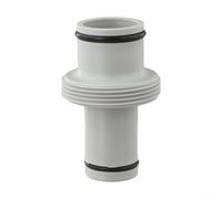 Desiumite Raccord de système de piscine, réducteur de taille de tuyau de piscine de 3,8 cm à 3,2 cm, connecteur droit pour piscine, plastique avec joints toriques en caoutchouc, fuite d'écoulement