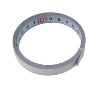 Desiumite Ruban à mesurer automatique en acier pour outils de travail du bois - 13 mm de large, échelle métrique (/2/3/5 m), de gauche à droite/de droite à gauche/milieu vers les deux côtés