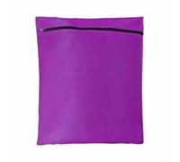 Desiumite Sac à linge pour machine à laver - Sac de rangement en maille polyester robuste pour poils de chien et de chat, couvertures, jouets, colliers et literie - Taille L 70 x 80 cm (violet, L)