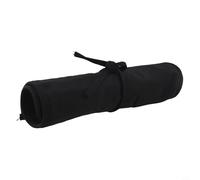 Desiumite Sac de rangement en toile pour pinceaux de peinture avec plusieurs emplacements pour gouache et pinceaux de calligraphie, organisateur de crayons avec support portable pour outils de