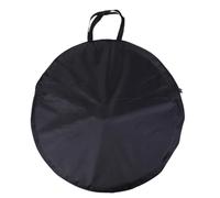 Desiumite Sac de transport en nylon 420D pour roues de vélo avec fermeture éclair et poignées de transport pour roues de VTT ou de route de 66/27,5/29", étui de rangement de voyage (73,7 cm)