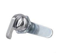 Desiumite Serrure à came sans clé pour boîte de distribution - Loquet à cylindre rotatif en alliage de zinc chromé, 16 mm/22 mm/30 mm, pour armoires, casiers, distributeurs automatiques, coffres-forts