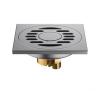 Desiumite Siphon de sol en acier inoxydable avec noyau en cuivre pour résister à la dégradation tout en favorisant le passage de l'eau et la capture des débris (D)