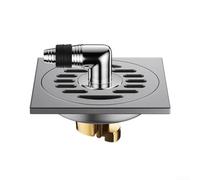 Desiumite Siphon de sol en acier inoxydable avec noyau en cuivre pour résister à la dégradation tout en favorisant le passage de l'eau et la capture des débris (E)