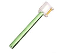 Desiumite Stylo roller en cuir pour finition des bords pour application uniforme de teinture d'huile sur sangle de ceinture, portefeuille et bords de sac, corps en aluminium, réservoir en plastique