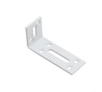 Desiumite Support d'angle en acier inoxydable à 90 degrés pour étagère d'angle et connecteur d'angle en métal, plaque de support à angle droit épaisse, matériel réglable non soudé (40 x 80 mm)