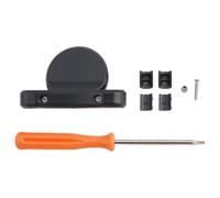 Desiumite Support de selle pour GPS - Housse de protection étanche avec boulons antivol, compatible avec rail de selle de vélo, coque ABS noire