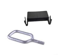 Desiumite Support de téléphone pour voiture avec support magnétique puissant, design pliable, rotation à 360°, compatible avec tous les smartphones, noir (blanc)