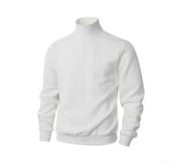 Desiumite Sweatshirt Col Roulé pour Travail Et pour Loisirs Sweatshirt | Col roulé classique, manche longue, couleur unie, style décontracté, pour hiver