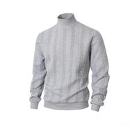 Desiumite Sweatshirt Col Roulé pour Travail Et pour Loisirs Sweatshirt | Col roulé classique, manche longue, couleur unie, style décontracté, pour hiver