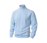 Desiumite Sweatshirt Col Roulé pour Travail Et pour Loisirs Sweatshirt | Col roulé classique, manche longue, couleur unie, style décontracté, pour hiver